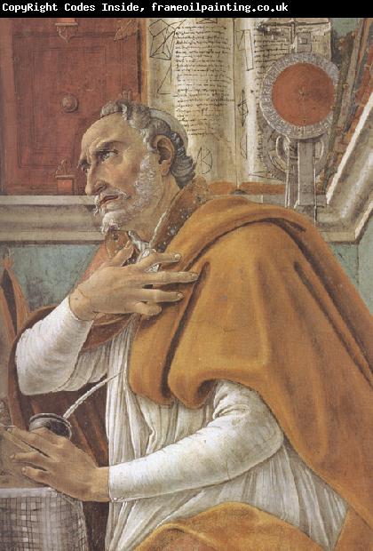 Sandro Botticelli Details of  St Augustine in his Study (mk36)